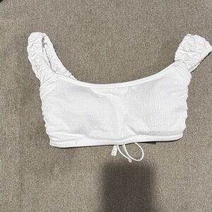 Wild Fable White Textured Top